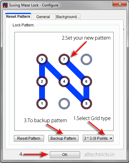 How to set Pattern Lock on Windows OS
