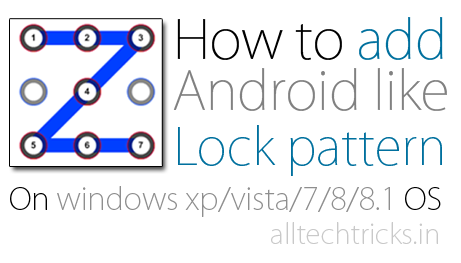 How to set Pattern Lock on Windows OS